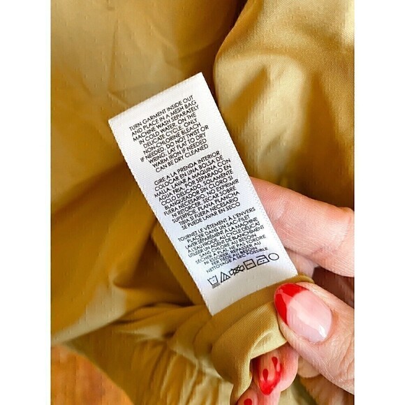 Cabi Puff Piece Style 4228 Acid Yellow Puffer Jacket Women’s XS Asymmetrical - Picture 16 of 16